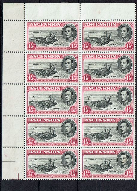 Image of Ascension SG 40f/fa/fb UMM British Commonwealth Stamp